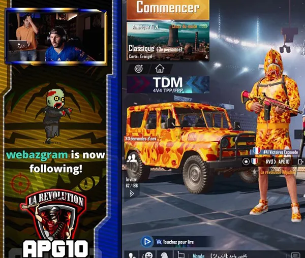 ESPECIAL Gignac, durante una partida de Pubg Mobile