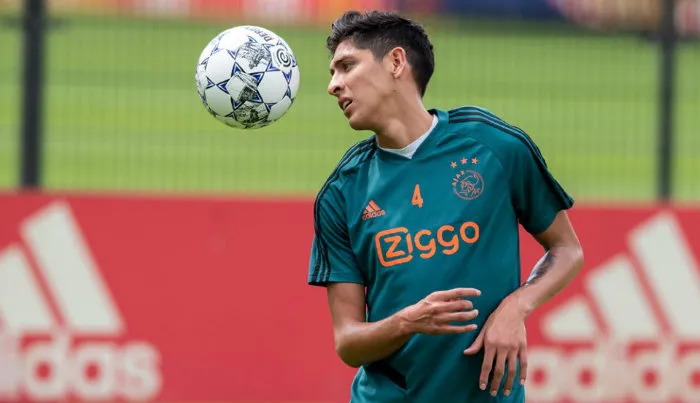 Edson, en entrenamiento con Ajax