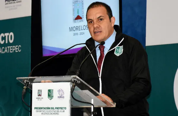 Cuauhtémoc Blanco durante un evento del Zacatepec
