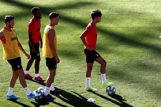 EFE Joao Félix, en entrenamiento del Atlético de Madrid