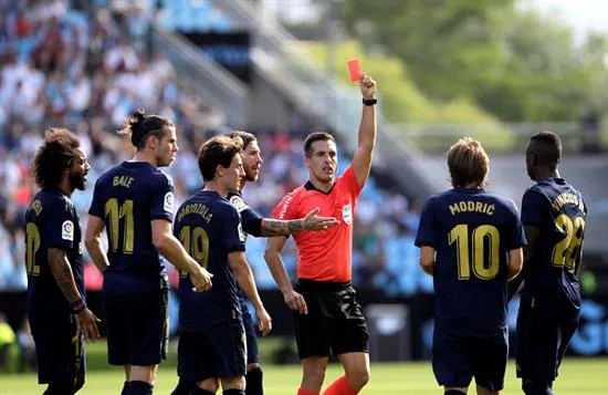 EFE Luka Modric es expulsado contra Celta de Vigo