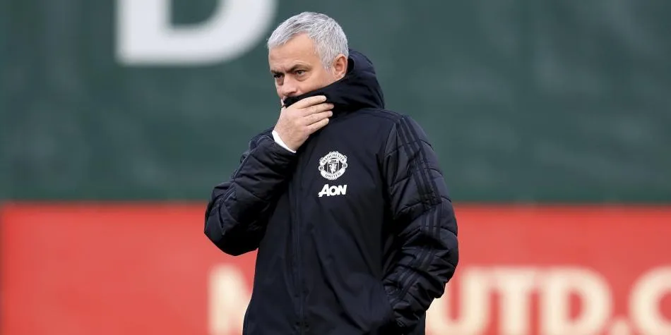 AP Mourinho en un entrenamiento cuando era DT del Man Utd