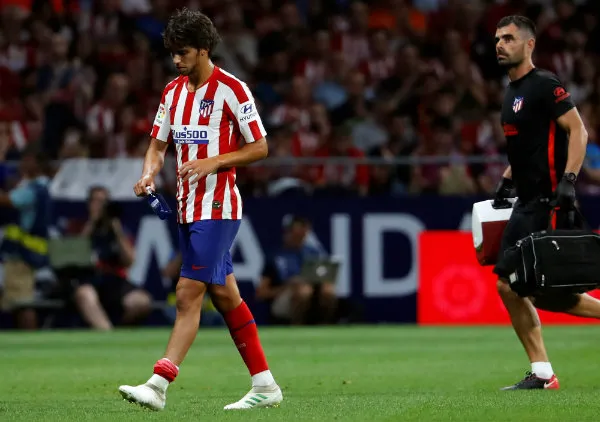 João Félix en su debut oficial con Atlético de Madrid