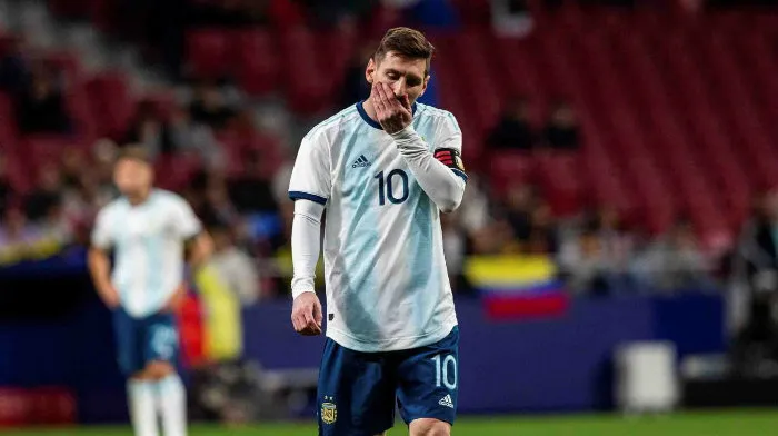 AP Messi, tras una derrota de Argentina