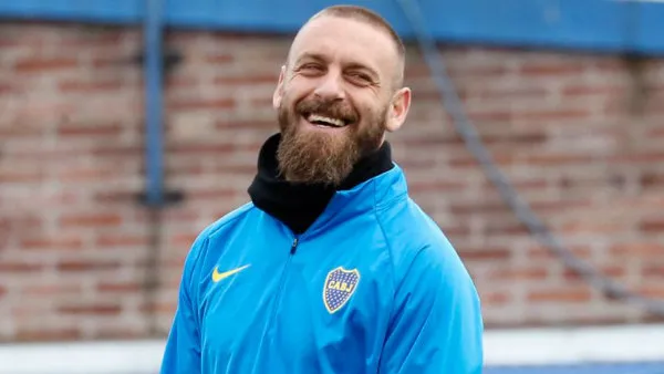 Riquelme durante un entrenamiento con el Boca Juniors