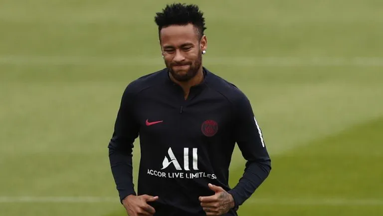 EFE Neymar durante un entrenamiento del PSG