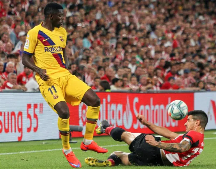 EFE Dembélé, en un partido contra Athletic