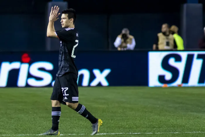 Lozano tras un partido del Tri