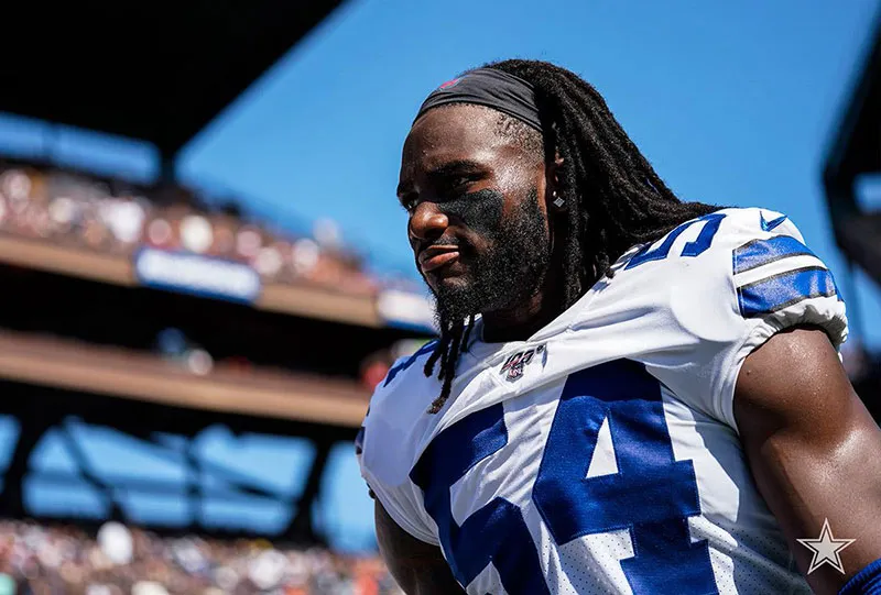 TWITTER @dallascowboys Jaylon Smith, en un partido de los Cowboys