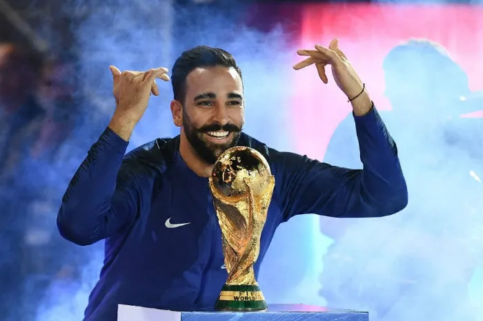 Rami, en festejo con la selección francesa