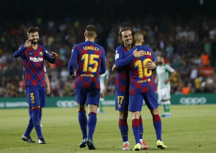 AP Griezmann, en festejo con Barcelona