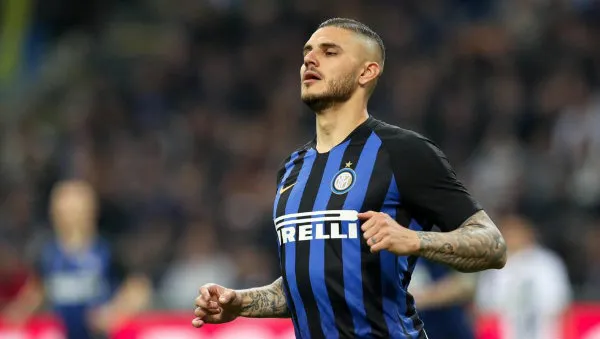 Icardi durante un partido con el cuadro Nerazzurri