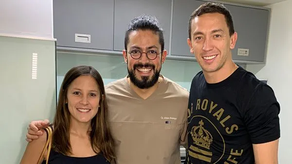 Agustín Marchesín junto a Arturo Arciniega