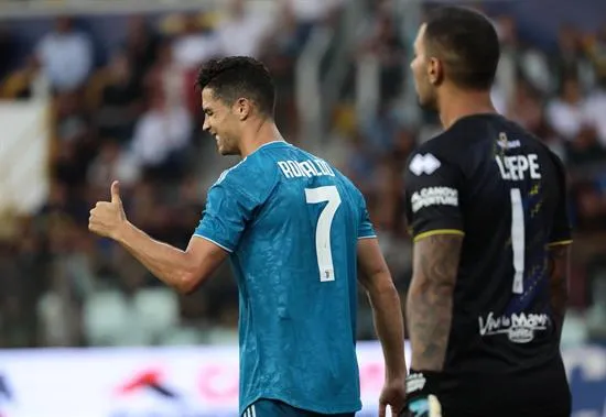 Cristiano Ronaldo, durante juego de la Juventus
