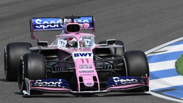 AP Sergio Pérez, en prácticas para el GP de Alemania