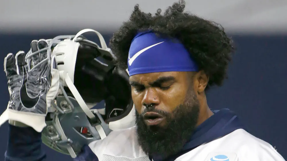 Ezekiel Elliott previo a un duelo de Dallas