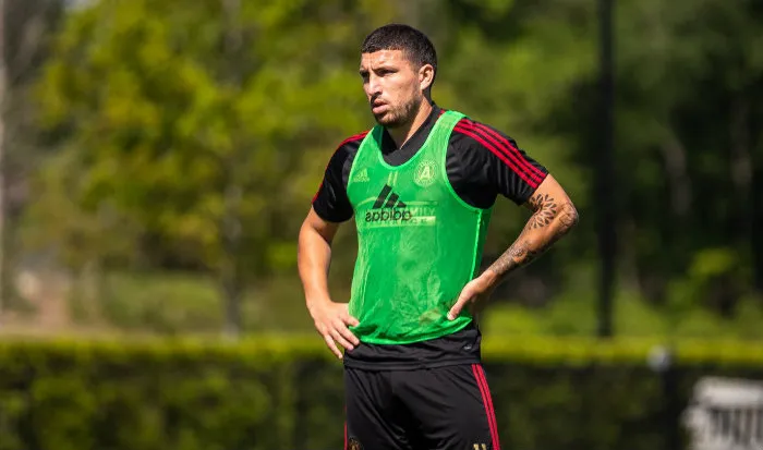 Remedi, durante un entrenamiento del Atlanta United