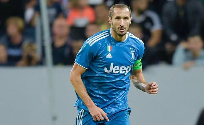 Chiellini, durante un partido de Juventus