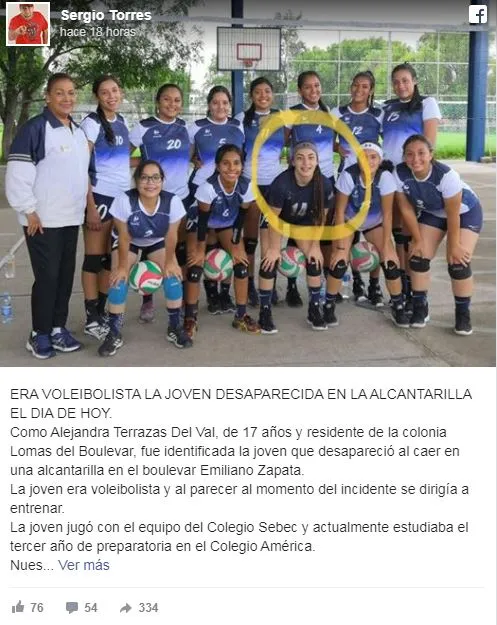 ESPECIAL Comparte información sobre el deceso de Alejandra Terrazas