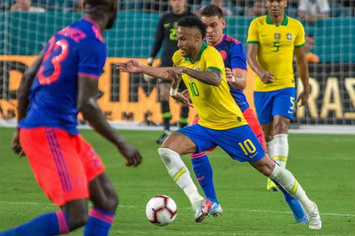 EFE Neymar, en el partido ante Colombia