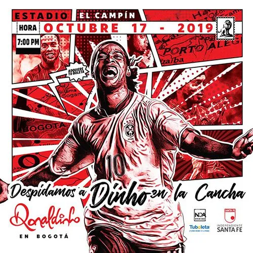 El anuncio del partido de Ronaldinho