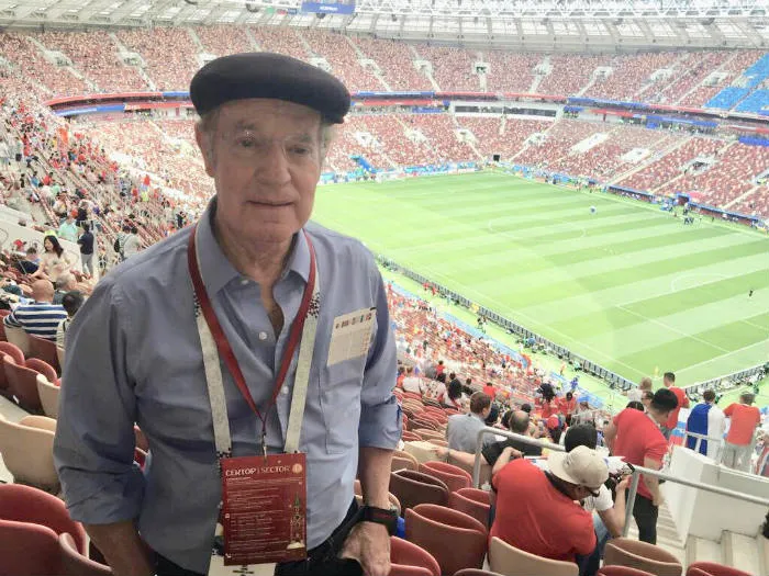 TWITTER @JOSERRA_ESPN José Ramón, durante el Mundial de Rusia