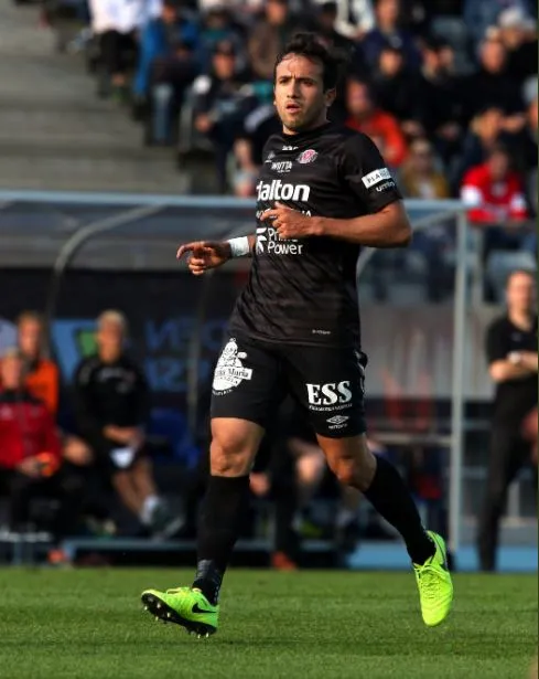 Jerónimo Amione, en un juego con el FC Lahti