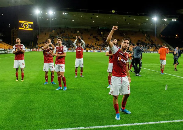 EFE Braga festeja victoria ante Wolves