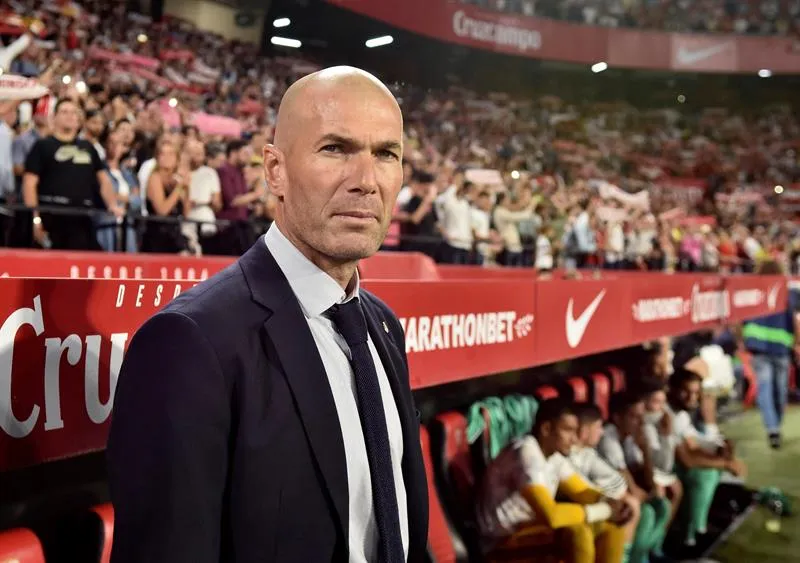 EFE Zinedine Zidane, en el Sánchez Pizjuán