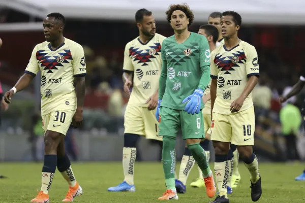 Jugadores del América lamentan la derrota