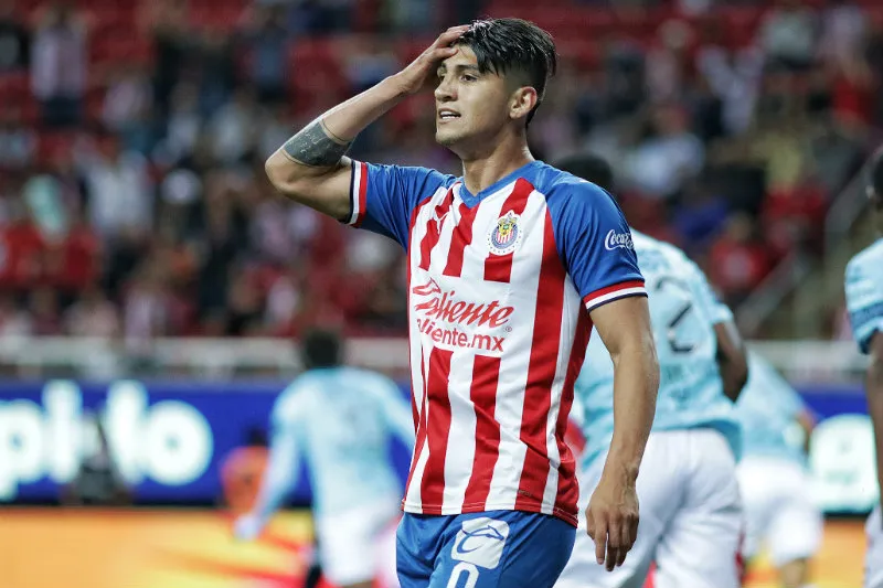 IMAGO7 Alan Pulido se lamenta en el juego frente a Tuzos