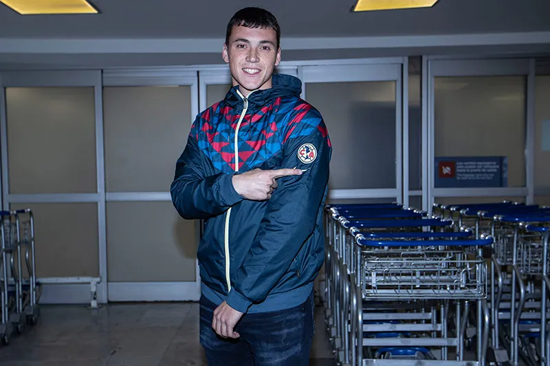 Federico Viñas a su llegada a México