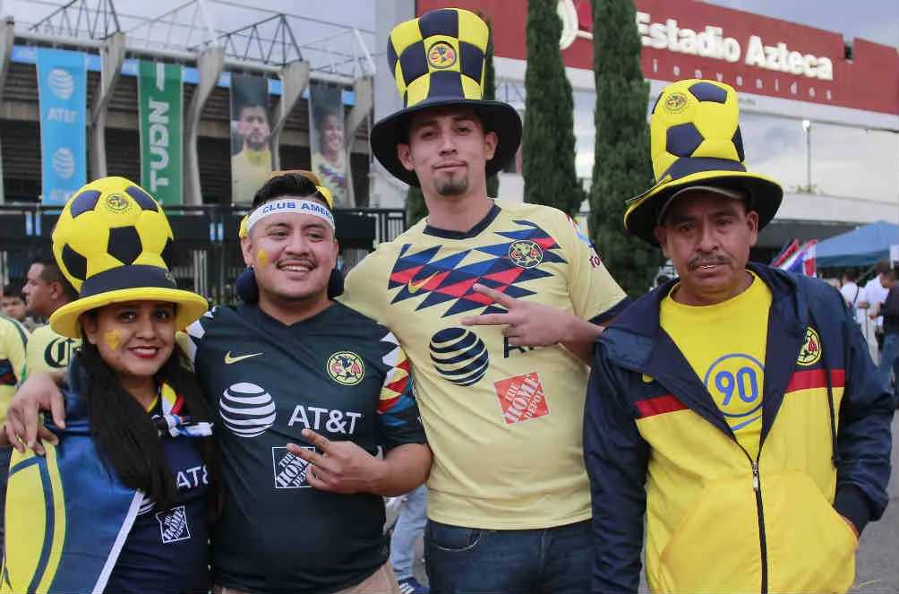 Afición de las Águilas presente en el Coloso de Santa Úrsula