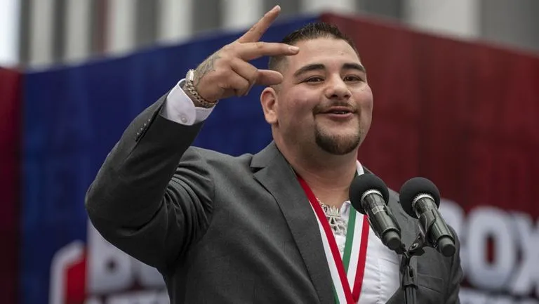 MEXSPORT Andy Ruiz durante una conferencia