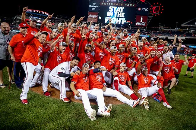 La foto para el recuerdo en Nationals Park