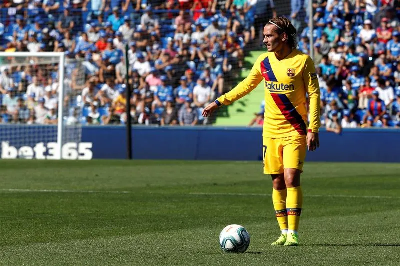 EFE Griezmann en un juego con el Barcelona
