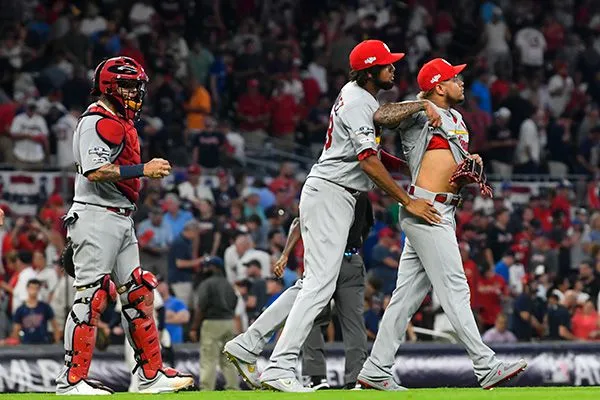 La celebración del triunfo de Cardinals