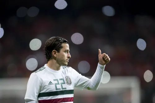 Alan Mozo durante un juego del México