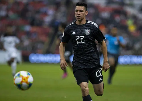 MIGUEL PONTÓN Chucky Lozano durante el partido ante Panamá