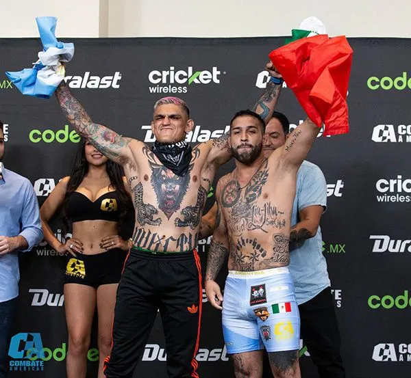 COMBATE AMÉRICAS Otro de los combates de la función en Monterrey