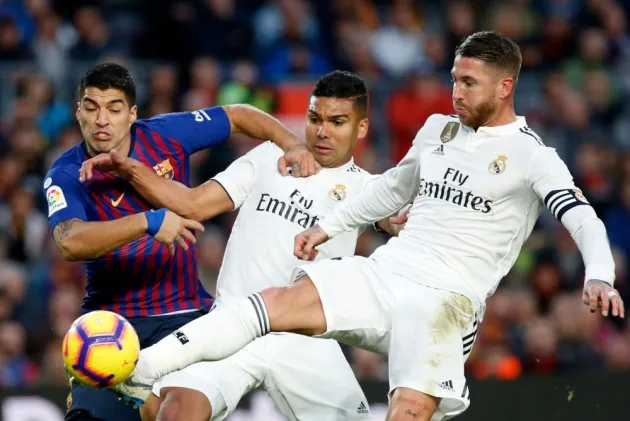 AP Suárez y Ramos, durante el Clásico Español
