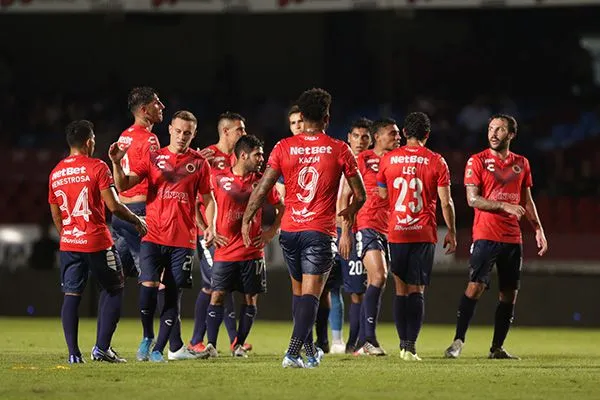 Los jugadores de Veracruz al final del partido