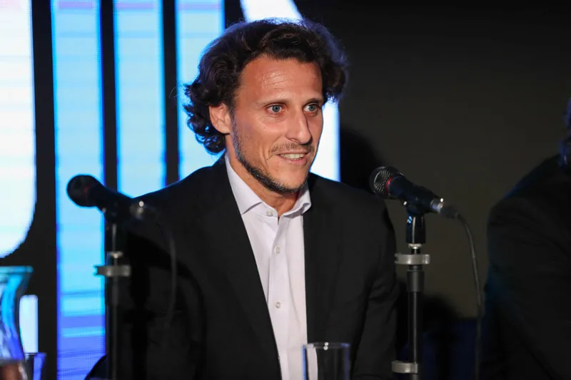 EFE Diego Forlán, en conferencia de prensa