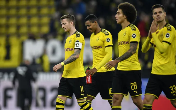 AP Jugadores de Borussia Dormtund en el Signal Iduna Park