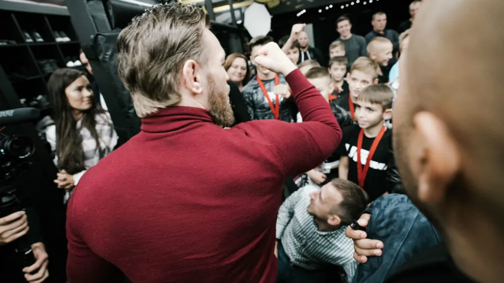 El ídolo irlandés en un evento con sus fans