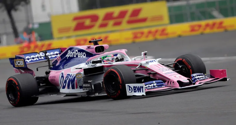 Checo Pérez, en las prácticas libres del GP de México