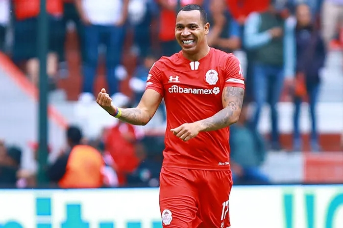 Felipe Pardo, durante el partido ante Pachuca