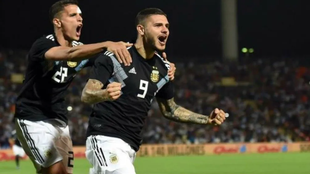 EFE Icardi gritando un gol con su selección