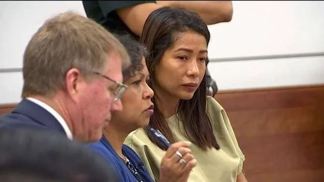 ESPECIAL Sintia Pinargote compareciendo ante la corte