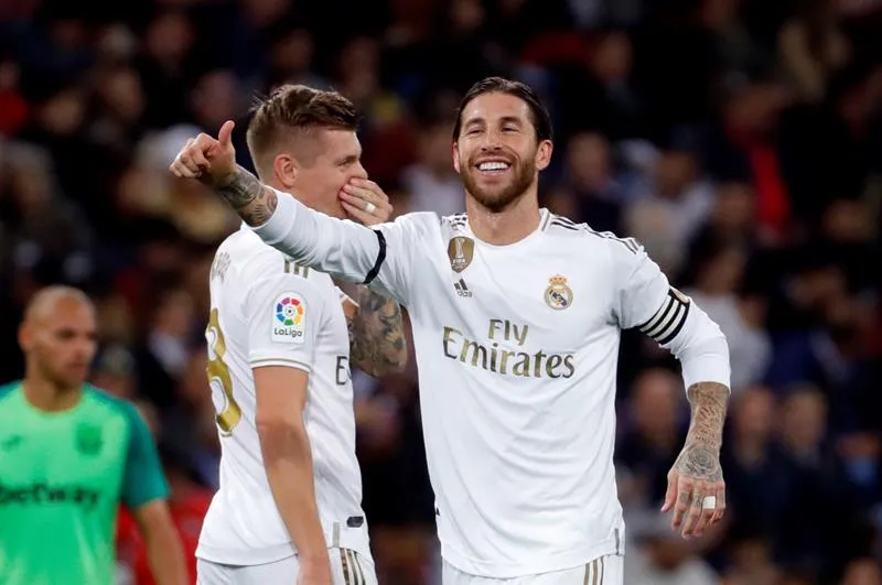 EFE Sergio Ramos celebrando un gol
